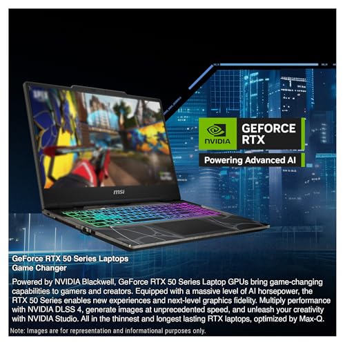 Cyborg 15 Gaming Laptop, Intel 7-240H, 16GB DDR5 RAM, 1 TB PCIe SSD, 15.6" FHD (1920x1080) 144Hz IPS Display, Nvidia G-Force RTX 5060, 4-Zone RGB Keyboard, W11 Home, Nero Traslucido - Notebook - Immagine 1