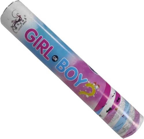 Party Confetti Popper 27cm Girl Or Boy