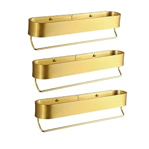 BAHELS Shower Caddy Bathroom Shelf Space Aluminum Shower Caddy Shelf Organizer Rack Kitchen Storage Rack Cosmetics Storage Rack
