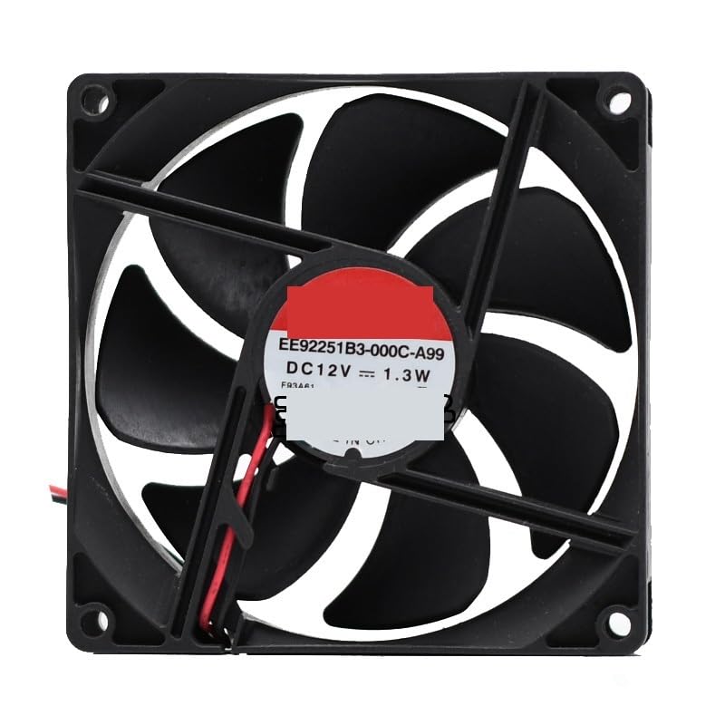 Do wentylatora chłodzącego serwera SUNON EE92251B3-000C-A99 DC 12 V 1,3 W 90 x 25 mm, 2-żyłowego