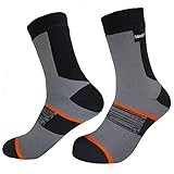Fullsheild 100% Waterproof Hiking Socks for Men Women Cold Weather Outdoor Athletic Mid-calf Gear Ca