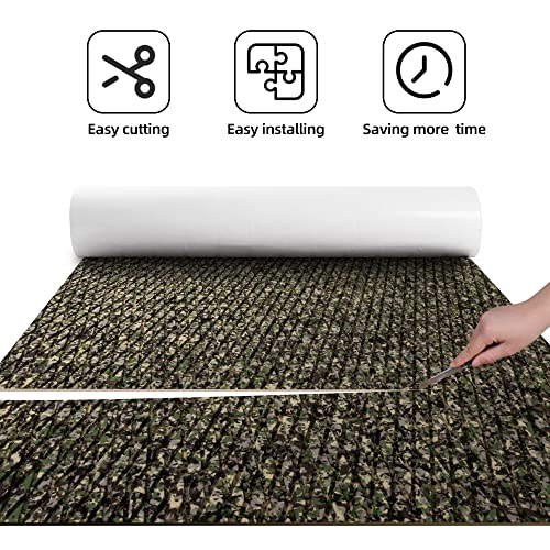 FOCEAN EVA Foam Boat Flooring Camouflage Surfboard Traction Pad Grip Mat Non-Slip Self-Adhesive Marine Flooring Decking Sheet for Boats, Paddleboard, Kayak, Surfing, 94.5''x 47.2'', Camo Grass by FOCEAN - Image 2