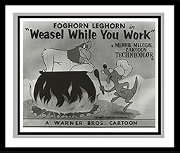 Foghorn Leghorn and the Weasel in "Weasel While You Work" Studio Lobby Card Publicity Still - Warner Brothers