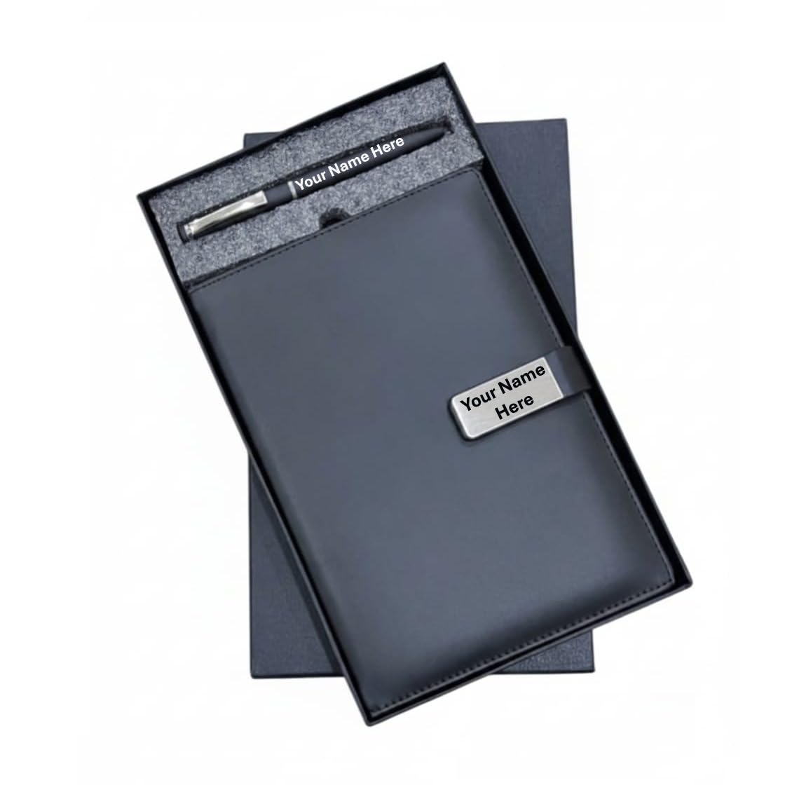 STAR GIFTING 2 in 1 Personalized Office Gift Set of Pen and Notebook Diary with