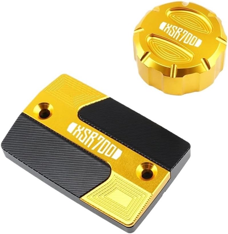 Fluid Reservoir Cap for XSR700 XSR 700 for MT-07 Motorcycle Accessories CNC Aluminum Front Rear Brake Fluid Reservoir Cap Cover
