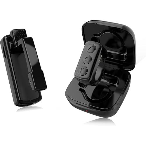 ADZERD Remote Control Page Turner for Kindle Paperwhite Oasis, Bluetooth E-Reader Controller, Scrolling Ring for TikTok, Camera Shutter -Black