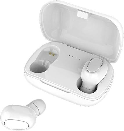 Kinnart - Auricolari Bluetooth wireless L21 TWS Bluetooth 5.0, cuffie  stereo per sport, per iOS e Android, colore: Bianco : Amazon.it: Elettronica