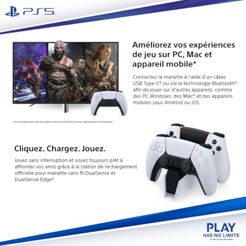 Manette sans fil DualSense – Édition limitée Marvel’s Wolverine, compatible PS5, PC, Mac et appareils mobiles