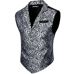 A Black Silver Paisley