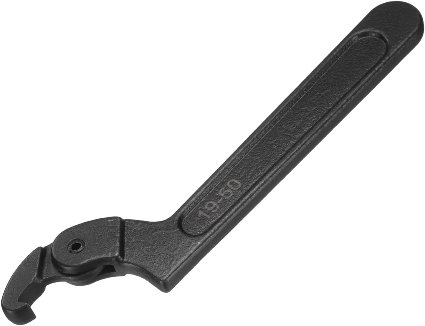 HARFINGTON C Hook Spanner Wrench, 3/4 to 2 inches Adjustable C Pin Motorcycle Shock Nut Chrome Vanadium Spanner Wrench Tool with 1/8-inch Square Head for Machine, Vehicles, Mechanical