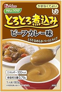 ハウス食品 やさしくラクケア とろとろ煮込み ビーフカレー味 80g×40個入