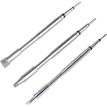 WEP C245-6.6D/2.4D/3.0C Soldering Iron Tips Set 3PCS, 1 Type-6.6D, 1 Type-2.4D, 1 Type-3.0C Compatible with 982-II, 982D, 982D-II, 992D-III, 982-V C245 Precision Soldering Station