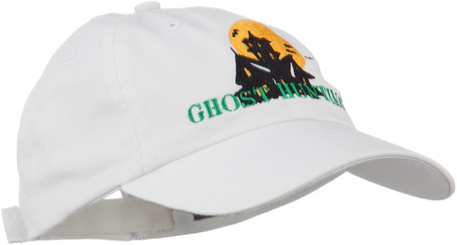 e4Hats.com Halloween Ghost Hunting Embroidered Pet Spun Cap