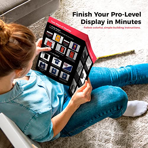 Jersey Frame Display Case – Sports Jersey Display Frame with 98% UV Protection for Football, Baseball, Basketball, Hockey, Soccer, Uniform & T-Shirt – Lockable & Durable (Blk/Blk) by TIDYME - Image 5