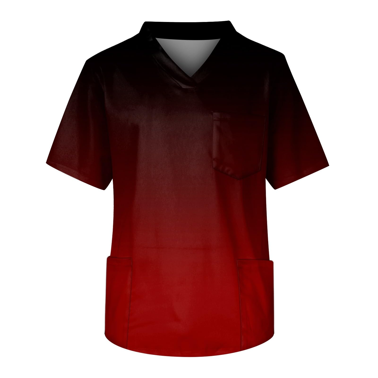 TIMEMEANCrop Cool T Shirts Womens Spring Long Sleeve Casual Football Soli T Shirt Baggy Round Neck Buttons Cotton Top Womens Wine 247