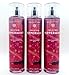 Lot of 3 Bath & Body Works Holiday Traditions Twisted Peppermint Fine Fragrance Mist 8 oz each (Twisted Peppermint)