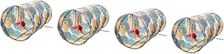 NOLITOY 4 Pçs Pet Túnel Gato Playground Brinquedos Gato Brinquedos Interativos Túnel Cão Tubo Gato Crinkle Túnel Coelho Brinquedo Interior Túnel Gato Túnel Cama Jogo Túnel Gato Teaser O