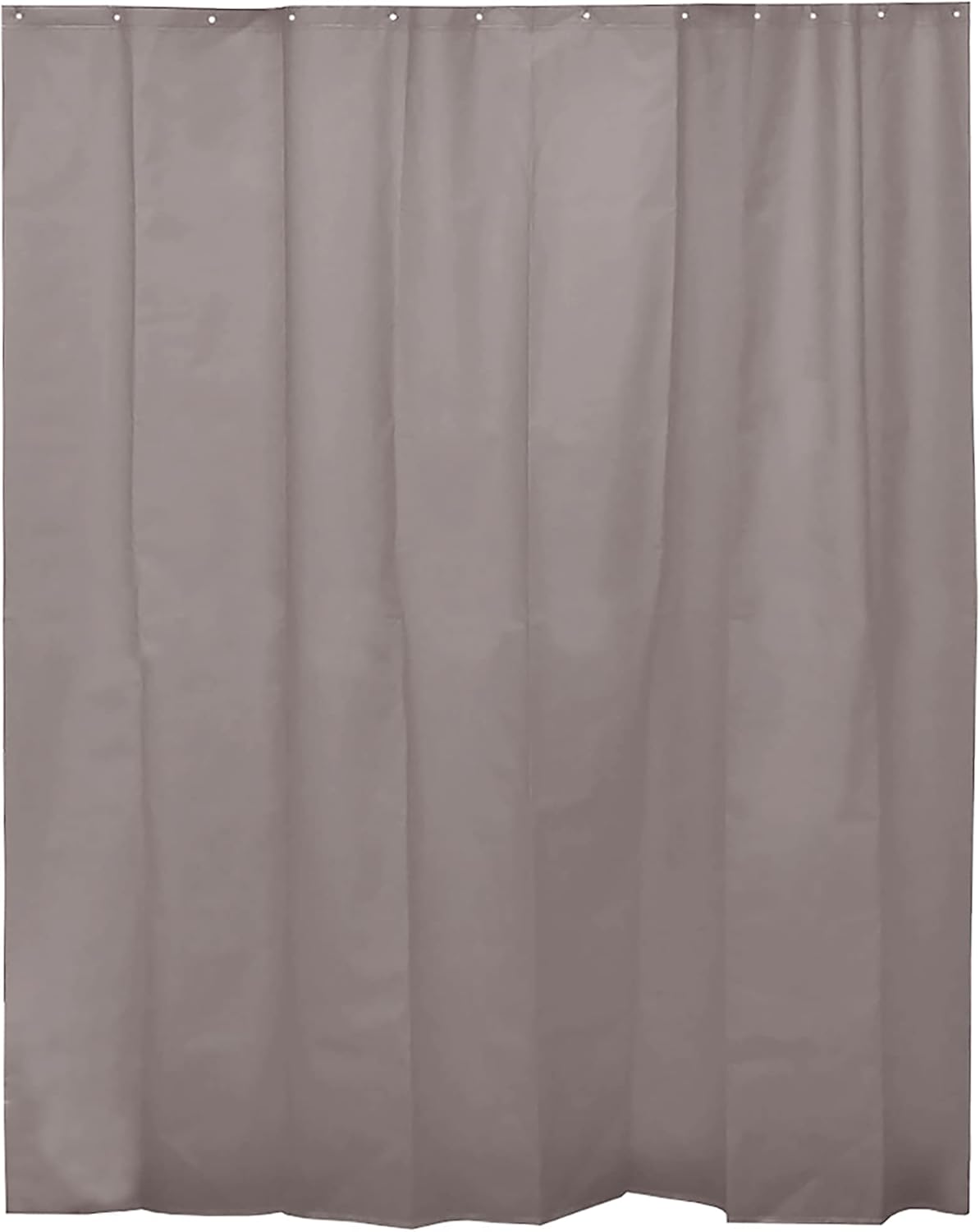 Taupe Extra Long Waterproof Shower Curtain Liner 71x79 Inches – Durable Plastic with Rust-Resistant Grommets, Machine Washable, Lightweight Opaque PEVA for Shower or Bathtub