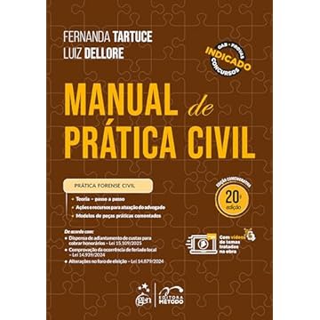 Capa do livro Manual de Prática Civil - 20ª Edição 2025