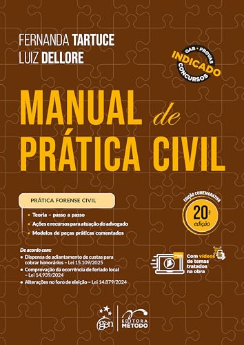 Manual de Prática Civil - 20ª Edição 2025 - Tartuce, Fernanda