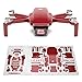 WRAPGRADE Skin Conjunto de Pegatinas Compatible con dji Mini 2 (Japan Red)