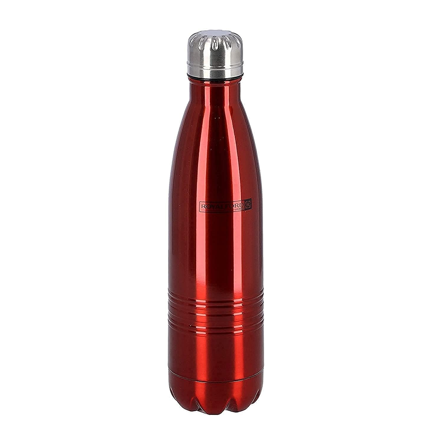 Royalford 500 ml Stainless Steel Vacuum Bottle Stainless Steel Flask & Water Bottle Hot & Cold Leak Resistant Sports Vacuum Insulation Bottle for Indoor Outdoor Use, RF5769