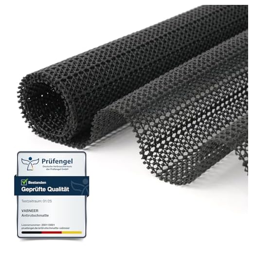 VABNEER rutschfeste Matte, 80 x 130 cm, Unterlage, rutschfest, für Schubladen, Regale, Tischutensilien, Teppich, leicht zu waschen und kann zugeschnitten Werden (schwarz)