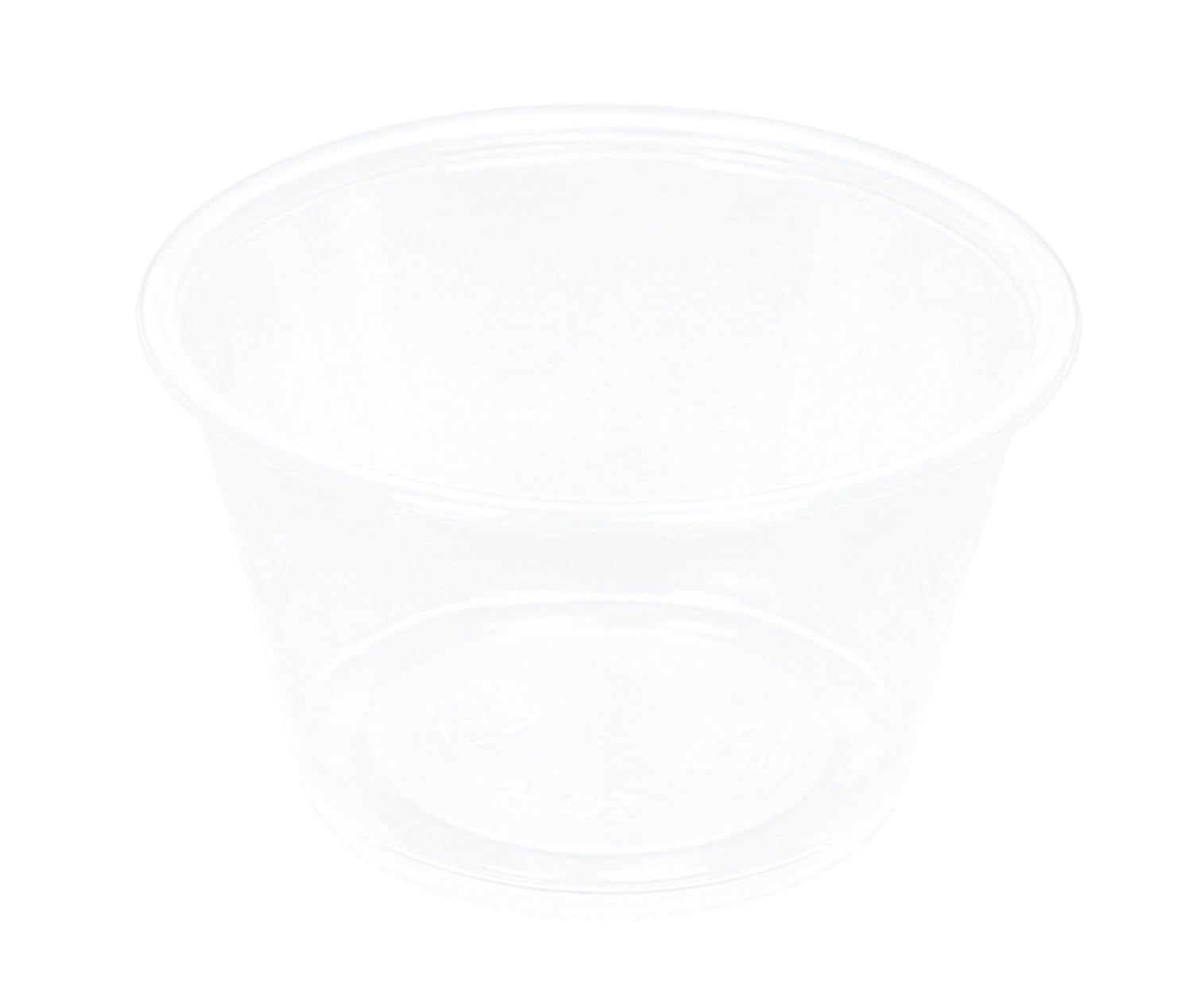 Daxwell Plastic Portion Cups, Polypropylene (PP), 4 oz, Clear, E10002029 (Case of 2,500)