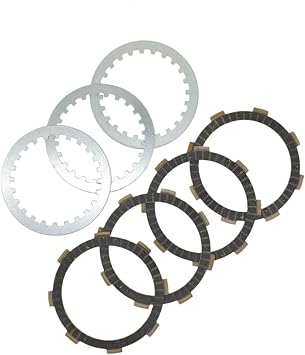 for ATV YFM125R R 125 2011 2013 JYM125 JYM 125 JS125 JS 125 125CC Motocycle Clutch Friction Steel Plate DiscsOne Set