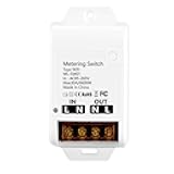 MHCOZY Tuya Smart life app 30A High Power WiFi Smart Switch with Energy Monitor,Compatible with Alexa/Google Home