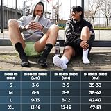 Rahhint Coolmax 3 Pack Kompressions Laufsocken Herren Damen Anti-Blasen-socken Running Socks Sportsocken mit TAB-Design, Kompressionszone, Belüftungsnetz und Fußgewölbeunterstützung, Größe 35-51