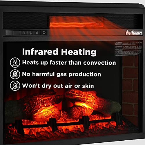 TURBRO Fireside FS58 TV Stand with Realistic Flames Infrared Fireplace, Supports TVs up to 65 TURBRO Fireside FS58 TV Stand with Realistic Flames Infrared Fireplace, Supports TVs up to 65