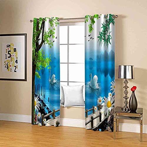 Rideaux occultants 100% polyester isolant thermique phonique 3D - 5