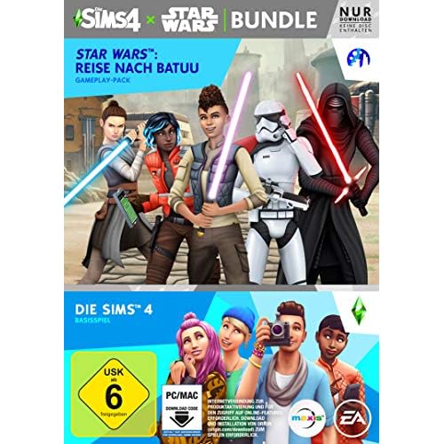 Die Sims™ 4 PLUS Star Wars™: Reise nach Batuu-Bundle - [PC Code in a box - enthält keine CD]
