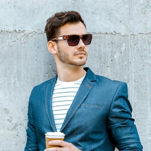 Face Shadow Polarized Sunglasses Fit Over Glasses for Men Lightweight Square Sun Glasses UV400 Protection Shades2