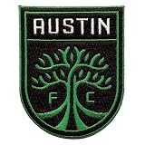 Austin FC Primary Team Crest Patch MLS Soccer Club Embroidered Iron On