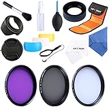 NOTA: Este kit es compatible con todas las lentes de 58mm. Por favor, compruebe el tamaño de rosca de la lente de la cámara antes de comprar. El tamaño de la rosca de la lente está marcado en algún lugar de en el objetivo o impreso debajo de su tapa de la lente. Este número está siempre precedido por un "símbolo Ø (diámetro)."