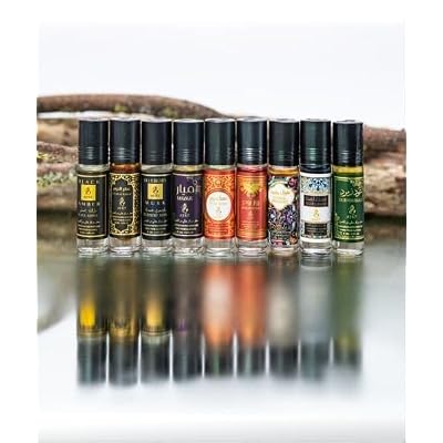 AYAT PERFUMES - 6 x 6ml - Fragrance Oil for Men & Women - Long Lasting and Comfortable (Rose Powder)