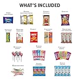 Broadway Basketeers 45 Count Snack Box Variety Pack Care Package for Kids,Teens,Adults,Family,Military,College Students,Birthdays,- Cookies,Chips,Crackers,Pretzels,Candy,Treats,Healthy Snacks