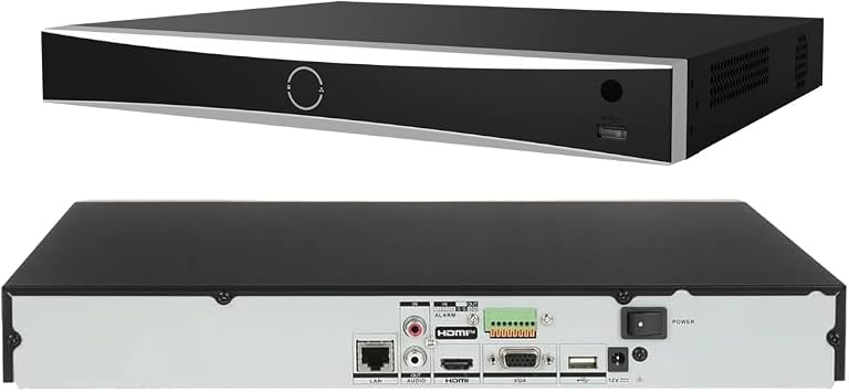 4K 8MP 32 Channel Acusense DS-7632NXI-K2 NVR withNo POE Ports, 2 SATA Hard Drive Spaces, Human/Vehicle Detection, Up to 4K 12MP IP Cameras, Hard Drive Not Included