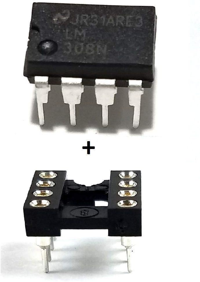 National Semiconductor LM308N LM308 + Socket - Precision Op Amp (Pack of 10)