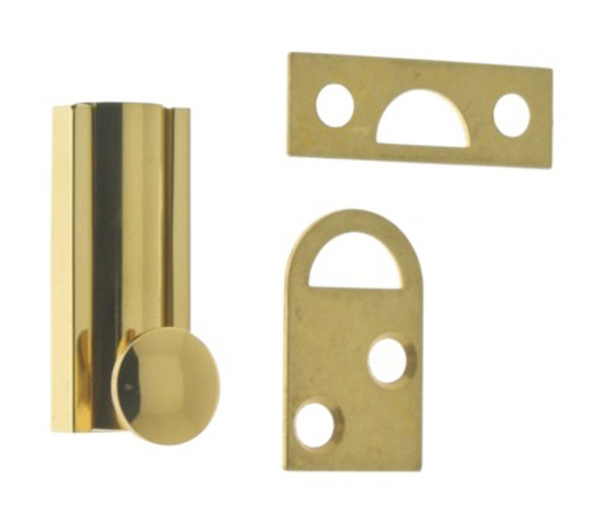 idh by St. Simons 11042-003 Professional Grade Quality Solid Surface Bolt, 2-Inch, Polished Brass
