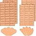 Chuangdi 2 Styles Soft Foam Nose Pads Self Adhesive Eyeglass Nose Pads Anti-Slip Eyeglass Nose Pads Thin Nosepads for Glasses Eyeglasses Sunglasses, 60 Pairs (Skin Color)