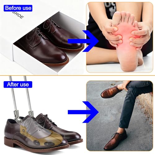 YihuaTop Boot Stretchers for Cowboy Boots Shoe Stretcher for Wide Feet Men Shoe Trees Adjustable Length & Width for Men Women (Blue, XL) by YihuaTop - Image 8