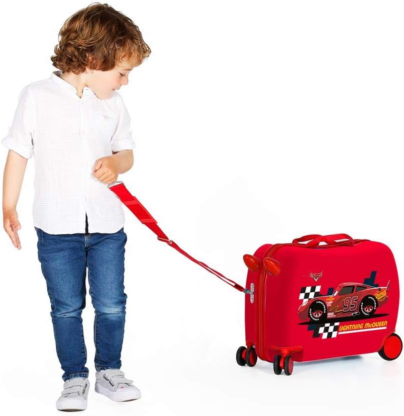 Disney Cars Lightning Mcqueen Blue Cabin Suitcase, Mcqueen Red, Children Suitcase, Suitcase for children