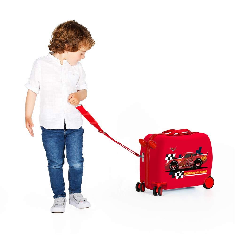 Disney Equipaje- Equipaje para niños, Niños, Mcqueen Roja, Children Suitcase