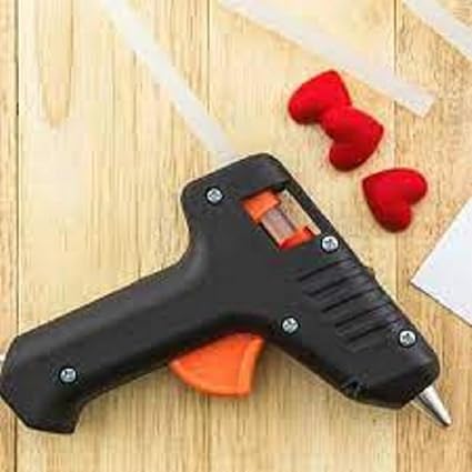ORGANIC PLANT Glue Gun, Glue Shot Trigger Feed for Pasting Paper & Plastic Products, 20 Watt, ISI Plug and Wire