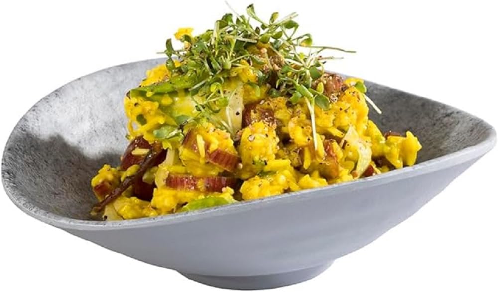 APS Element 84827 Bowl 17.5 x 15.5 cm Height 5.5 cm Melamine Concrete Look