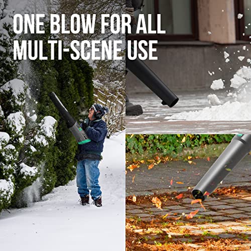 Litheli Cordless Leaf Blower 40V, Battery Leaf Blowers for Lawn Care, Lightweight Axial Blower for Leaves, Dust & Debris, Includes 2.0Ah Battery & Charger by LiTHELi - Image 6