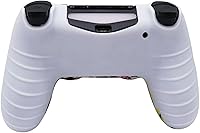 Vista 7 de Sofunii 2pcs Skin for PS4 Controller, Anti-Slip Silicone Cover Shell Case with 8 Thumb Grip Caps, Compatible with PlaySation 4 Slim/Pro Controller